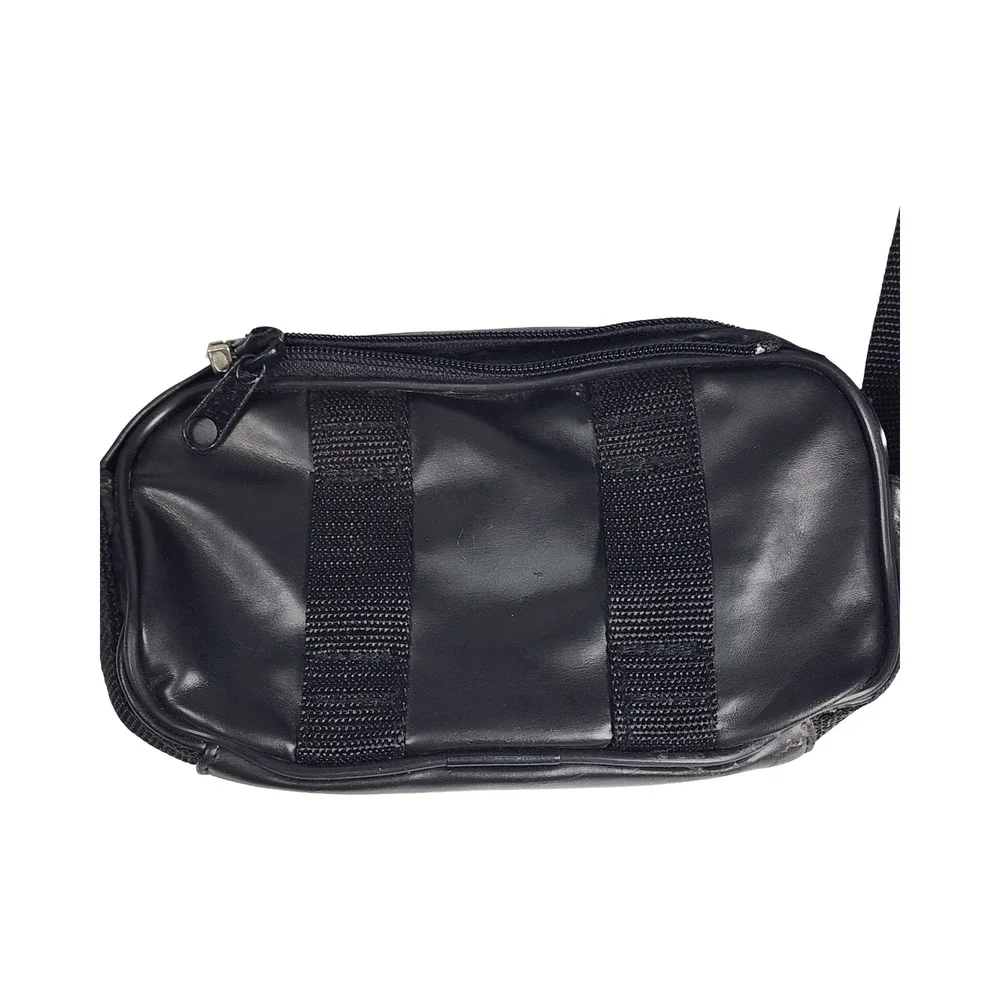 Sunpak Black Camera Waist Bag Utility Fanny Pack Adjustable Strap Gold Logo